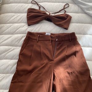 Brown matching set
